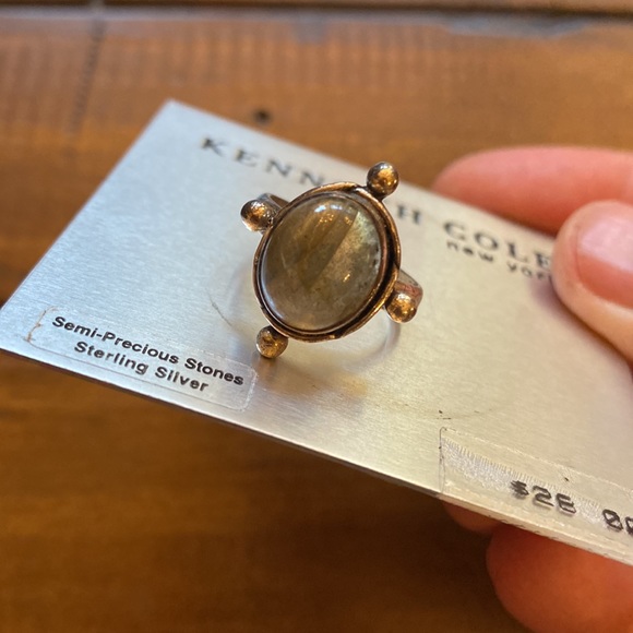 New Kenneth Cole New York semi precious sterling silver Ring Size 7 - Picture 4 of 8